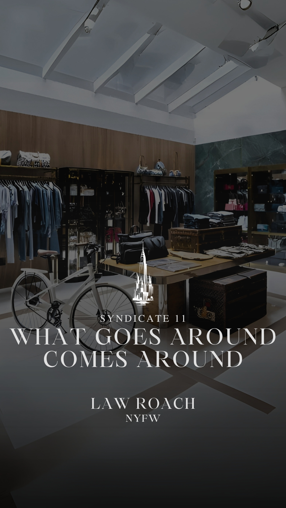 What Goes Around Comes Around × Law Roach flyer