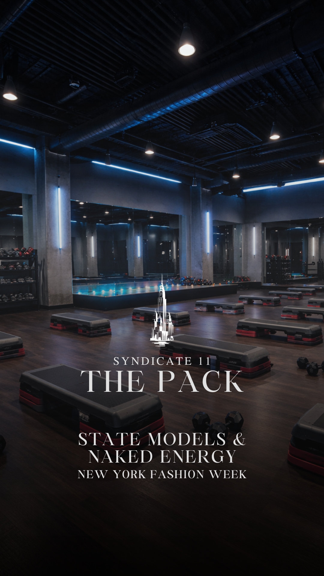 NYFW · The Pack × Naked Nutrition flyer