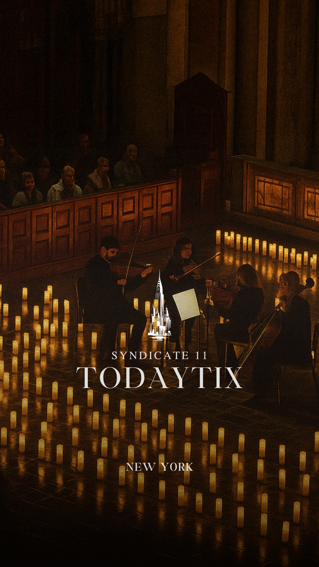 TodayTix · Sondheim Strings by Candlelight flyer